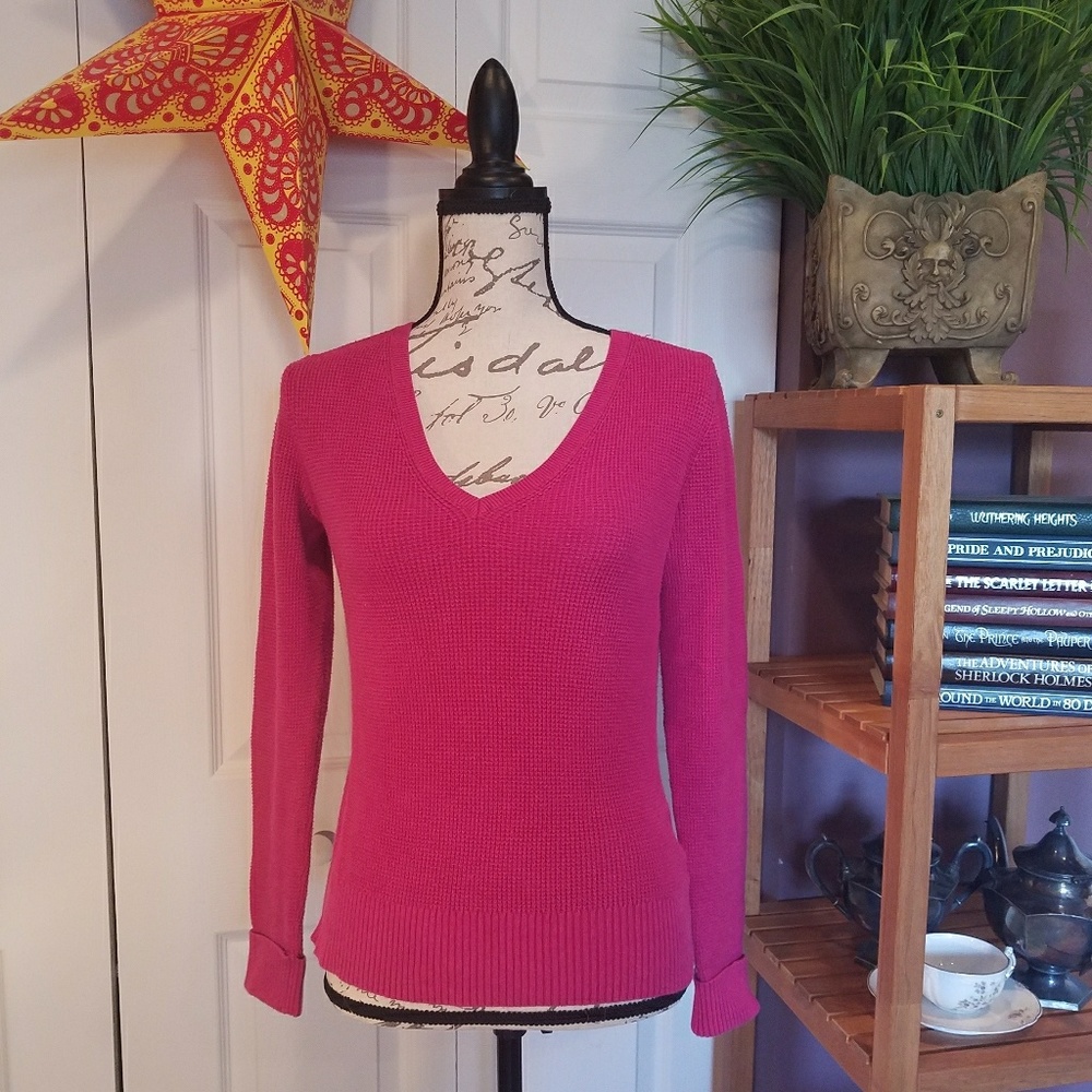 The GAP - stretchy soft vee neck sweater